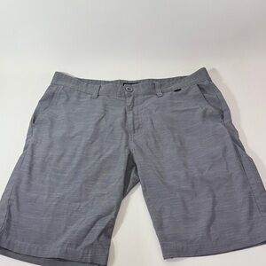Travis Mathew Light Gray Flat Front Shorts